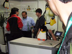 Boneco Tux foi sorteado durante a tarde