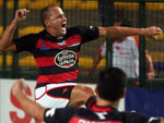 Vlber comemora gol na goleada do Flamengo sobre o Inter