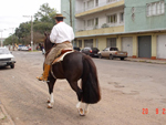 Voltando do desfile de 20 de Setembro em Cruz Alta 