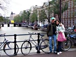 Christopher Henschel e Fernanda Pereira Gomes, de Blumenau em Amsterdam (Holanda) - Junho de 2009