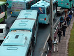 Rua de acesso dos nibus ao Terminal Integrado do Centro