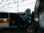 Usurios do transporte coletivo recorreram a vans