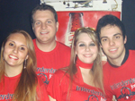 Taise Tatsch, Ricardo Moreno, Gisele Tomasi e Danilo Dutra