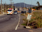 Rtula da entrada de Imbituba, cidade do Hang Loose Santa Catarina Pro