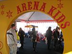 Com sua ampliao para este ano, a Arena Kids faz a alegria da garotada na embaixada da Praa das Comunicaes