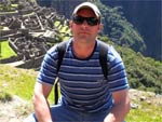 Jean Carlo Frainer, de Balne�rio Cambori�, em Machu Picchu (Peru) - Maio de 2009