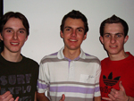 Marcelo Bagatini, Anderson Thesing e Felipe Walter