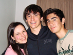 Julia Machado, Mauricio Bolzan e Augusto Link