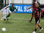 Adozinho comemora gol do Palmeiras contra o Flamengo
