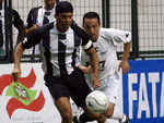 Gonalves, do Botafogo, no conseguiu evitar a derrota para o Santos