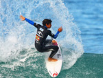 O jovem paulista Gabriel Medina, 15 anos, derrotou at um ex-top do ASP Tour, o sul-africano Travis Logie