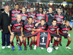 Time do Flamengo para foto oficial