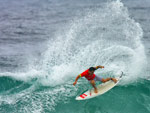 O japons Masatoshi Ohno estreou com uma bela vitria no Rip Curl apresenta Coca-Cola Saquarema Pro