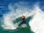 O catarinense Neco Padaratz tenta chegar em sua segunda final seguida de WQS no Brasil