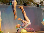 O show contou com a presena de contorcionistas do Beto Carrero World