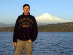 Jorge Antonio Hellmann, de Salete, em Villarrica (Chile) - Julho de 2008
