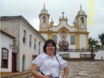 Clarice Sinhoka, de Blumenau, em Ouro Preto (Minas Gerais) - Outubro de 2008  