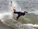 O ubatubense Saulo Junior acabou com a srie de vitrias catarinenses no SuperSurf de Ubatuba