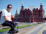 Rafael Doerlitz, de Blumenau, em Moscou (R�ssia) - Maio de 2007
