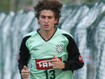 Filipe treinando no CFT do Figueirense aps chegar da Holanda, onde defendeu o Ajax