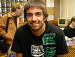 O cantor Armandinho esteve no '24h na Rdio Cidade' em 2006