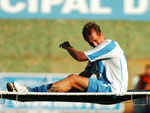 Na primeira partida da final do Catarinense 2009, em Chapec, o meia foi substitudo no primeiro tempo