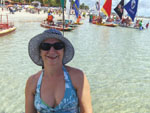 Vera Lucia Macedo de Lima, de Blumenau, em Porto de Galinhas   (Pernambuco) - mar�o de 2009