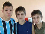 Willian Flores de Mello, Eduardo Pistia e Gabriel Pistia