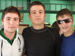 Matheus Crispim, Guilherme Palmeiro e Eduardo Merlo