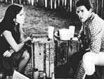 Malu Mader e Jos Mayer em uma gravao da novela &quot;Fera Radical&quot;