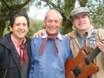 Beto Caetano, Albino Manique e Oscar Soares em Gravata
