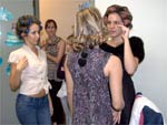 Descontrao das candidatas no camarim