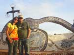 &quot;O Parque del Amor, com poemas em azulejos,  uma das atraes mais curiosas de Lima&quot;