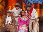 Nico Fagundes, Neto Fagundes, Liliana Cardoso e Walther Morais