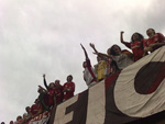 Torcida do Inter no para de cantar antes do incio da partida