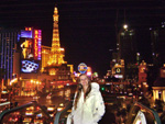 Beatriz Lobe Moritz, de Blumenau, em Las Vegas (EUA) - janeiro de 2009