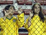 Os torcedores chegaram cedo para garantir um bom lugar nas arquibancadas