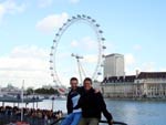 Guilherme Rafael Pinheiro e Sergio Pinheiro, de Blumenau, em Londres (Inglaterra) - Novembro de 2008