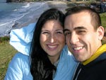 Fabio e Linda comemorando os Dia dos Namorados em Torres