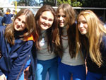 Luisa Covalan, Ingrid Macedo, Rafaela Casagrande e Caroline Marchioro
