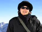 Bruna Minella, de Brusque, em Zugspitze (Alemanha) - Fevereiro de 2008