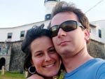 Raquel Carvalho Guerreiro e Michel Marcelo Longo, de Blumenau, em Salvador (Bahia) - Setembro de 2009