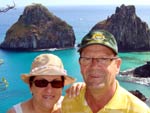 Erica Baader e Francisco Baader, de Blumenau, em Fernando de Noronha (Pernambuco) - Agosto de 2009