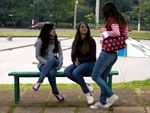 Arno Schuh, Mariana Frantzeski, Natalia Matte e Camila Galarza