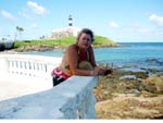 Eliete Stein, de Blumenau, em Salvador (Bahia) - Julho de 2009