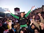 Festa brasileira em Copenhague. Foi a terceira participao carioca na briga pela sede. Nas disputas de 2004 e 2012, no chegou nem  fase final