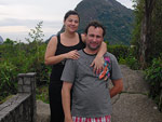 Mirante dona marta, floresta da tijuca, ao fundo cristo redentor