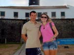 Marcelo Tollio de Oliveira, de Itapema, e Georgia Carolina Pershun, de Blumenau, em Salvador (Bahia) -   Agosto de 2009