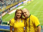 C�ssia Treuk e Rubens Benevenutti, de Gaspar, em Buenos Aires (Argentina) - Setembro de 2009