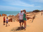 Eu e meu marido na viajem de lua de mel em outubro do ano passado para Fortaleza/CE